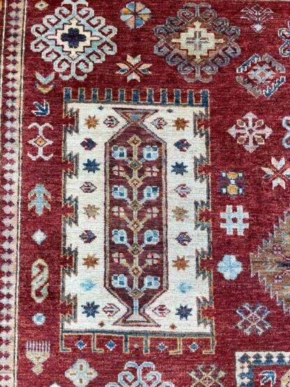 Fine Afghan rug 6.1x8.9 Carpet - Image 3