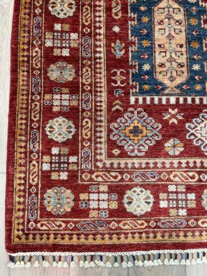 Fine Afghan rug 6.1x8.9 Carpet - Image 4