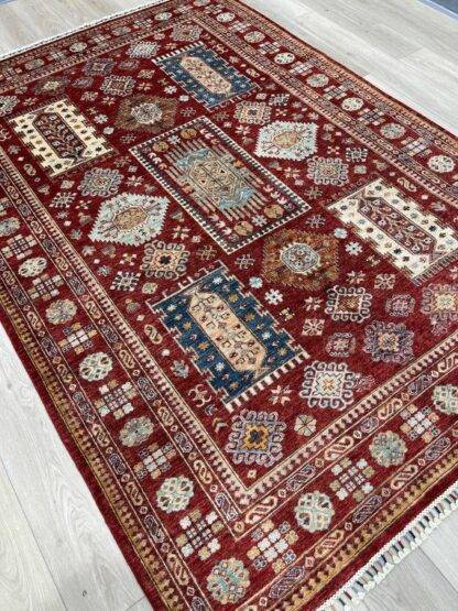 Fine Afghan rug 6.1x8.9 Carpet - Image 5