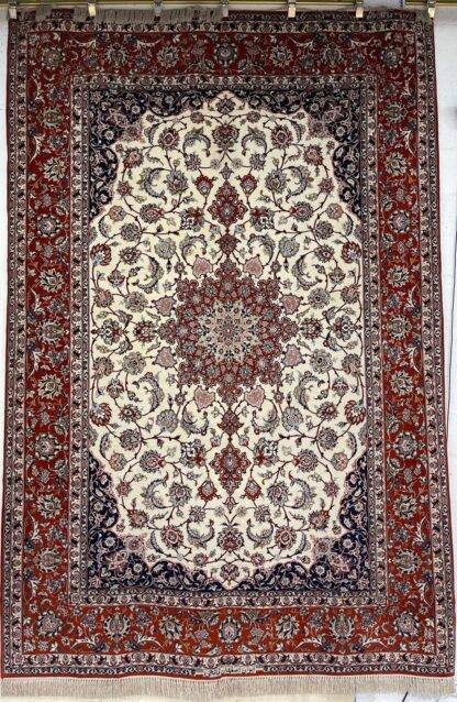 Luxurious Persian Tabriz Silk Rug - Pristine 7.10x10.8 Beauty