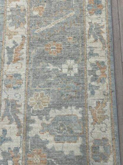 Lovely Blue Peshawar Rug 8.10x11.9 handmade carpet - Image 4