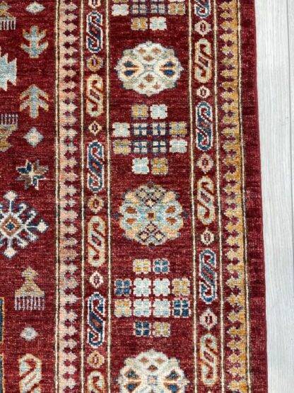 Fine Afghan rug 6.1x8.9 Carpet - Image 6