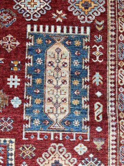 Fine Afghan rug 6.1x8.9 Carpet - Image 8