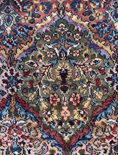 Multicolor Rug | Karastan multi color panel Kirman carpet pattern 717 excellent condition lovely piece 11.5x16 - Image 5