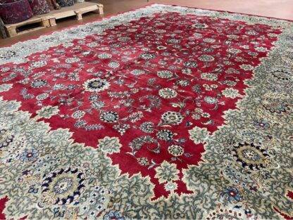 Extra Large Tabriz Area Rug - Antique 10.5x14.3 Fine Carpet