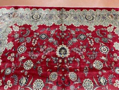 Extra Large Tabriz Area Rug - Antique 10.5x14.3 Fine Carpet - Image 7