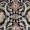Modern Agra Wool Rug | Handmade 10x14 Carpet in Black and Olive | Gently Used - Image 7