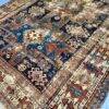 Small Distress Caucasian Kazak Rug, 2.6x2.9 ft Wool Area Rug - Image 3