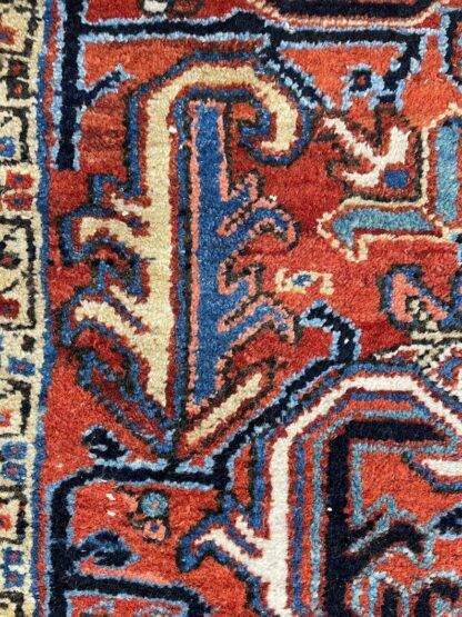 Oriental Rug |Antique Heriz lovely carpet rare size 6.1 x 8.9 - Image 3