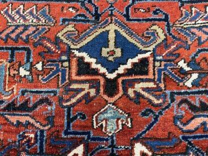 Oriental Rug |Antique Heriz lovely carpet rare size 6.1 x 8.9 - Image 4