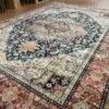 Karastan Vintage Rug | Heriz Pattern Navy Carpet 8.8x12 | Excellent Quality #700/701  8.8x12 excellent - Image 7