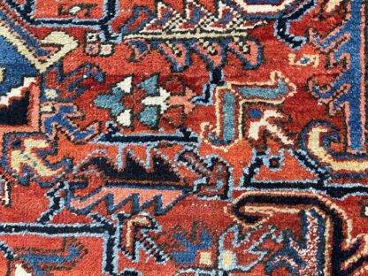 Oriental Rug |Antique Heriz lovely carpet rare size 6.1 x 8.9 - Image 9