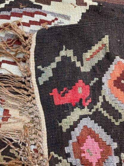 Handmade Rug | Ukrainian signed Kilim rug great quality 7.4x13.9 all wool large carpet - Image 2