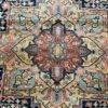Karastan Vintage Rug | Heriz Pattern Navy Carpet 8.8x12 | Excellent Quality #700/701  8.8x12 excellent - Image 8