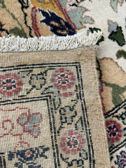 Rare Beauty: Authentic 1940s Turkish Carpet - One-of-a-Kind Hereke Rug - Statement Piece - Image 3