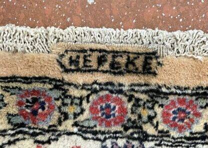 Rare Beauty: Authentic 1940s Turkish Carpet - One-of-a-Kind Hereke Rug - Statement Piece - Image 8