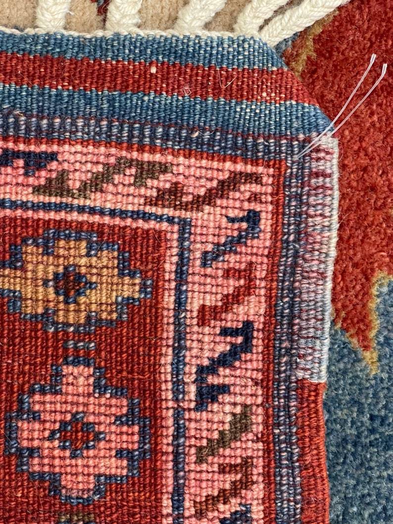 Turkish rug | Turkish Kazak 4.3x6 carpet natural abrash - Image 2