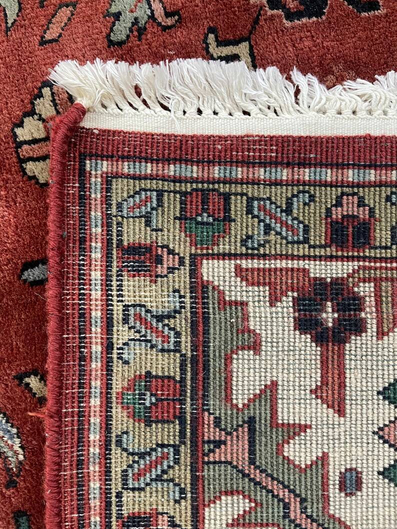 Handmade Rug | Beautiful Indo Heriz 7.8x9.9 carpet - Image 2