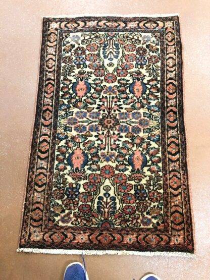 Entryway Rug Wonderful antique Lillihan Persian 2.5x3.10 - Image 4