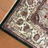 Floral Oriental Rug | Forest green rug Tabriz pattern in great condition 6x9 handmade wool rug - Image 5