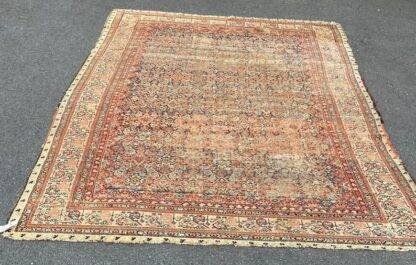 Turkish Rug | Hamedan Kurdish Worn Naturally Distressed CIRCA 1890S 7x9.4