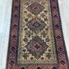 Boho Chic Camel Hair Rug - Antique Malayer Carpet 3.4x5.6