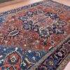 Antique Heriz Rug Lovely Rug Rare size 7x10.3 Carpet - Image 5