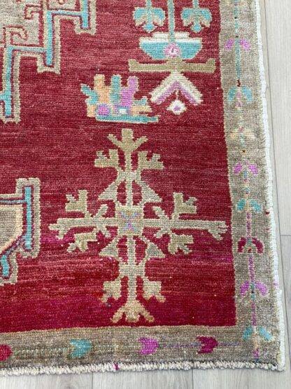 Oushak Rug | handmade Runner 4.7x12.11 Carpet - Image 10