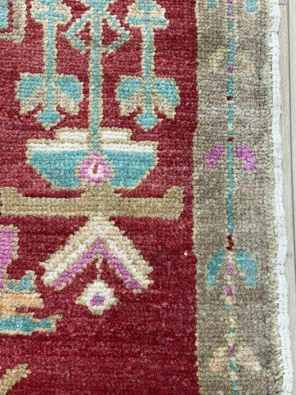 Oushak Rug | handmade Runner 4.7x12.11 Carpet - Image 3