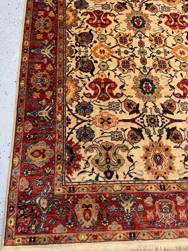 Karastan rug lovely carpet gently used Heriz pattern: Stratford 2120 5.7x7.11 excellent - Image 9