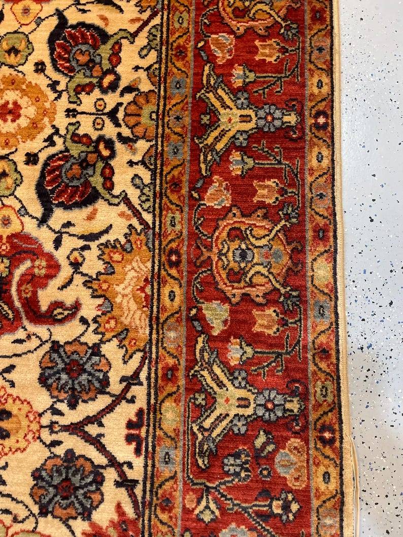 Karastan rug lovely carpet gently used Heriz pattern: Stratford 2120 5.7x7.11 excellent - Image 7