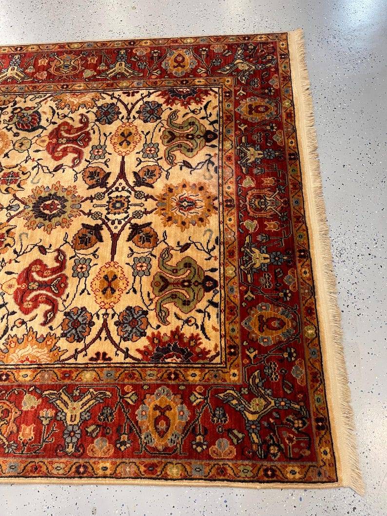 Karastan rug lovely carpet gently used Heriz pattern: Stratford 2120 5.7x7.11 excellent - Image 3