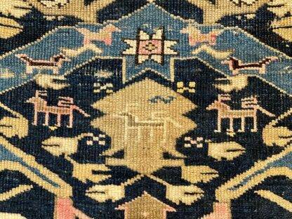 Authentic Rug | Caucasian Bidjov Rug 2.8x4 Dating back to the 1910s this vintage piece adds a unique touch to any space - Image 4