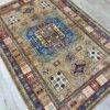 Oriental Rug | Fine Kazak Rug 4.3x5.11 Afghan carpet - Image 7
