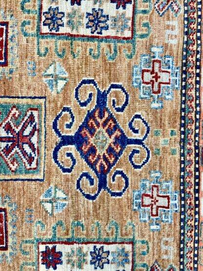 Oriental Rug | Fine Kazak Rug 4.3x5.11 Afghan carpet - Image 6