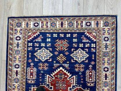 Oriental Rug | Fine Kazak Rug 3.4x4.8 Handwoven in Afghanistan - Image 4