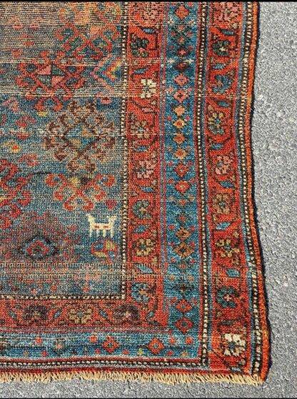 Vintage Runner | Distressed Kurdish rug 4.3x8 - Image 6