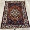 Antique Persian Bakhtiari Rug 5x6.9 carpet - Image 5