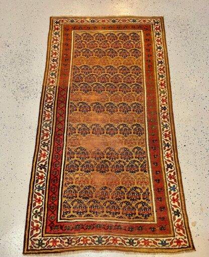 Vintage Distressed Antique Kurdish Handwoven Rug - Circa 1920s 2.10x5.10