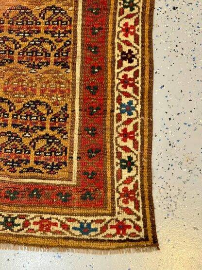 Vintage Distressed Antique Kurdish Handwoven Rug - Circa 1920s 2.10x5.10 - Image 10