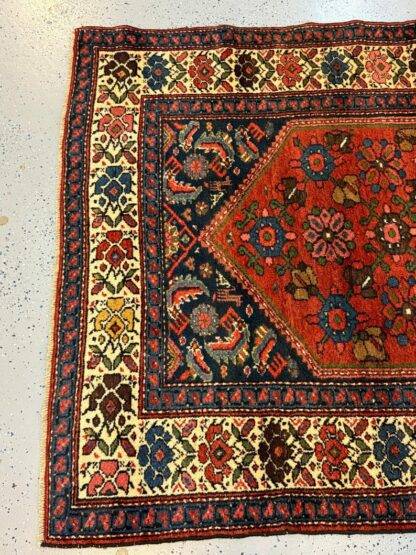 Vintage Kurdish Hamadan Rug 4.1x6.2 - Image 4