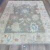 Oushak rug | 8.1x19.7 modern carpet