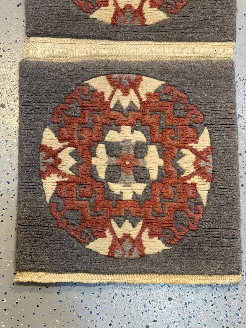 Cute Decore Tibetan rug 1.4x2.9 lovely small carpet - Image 3
