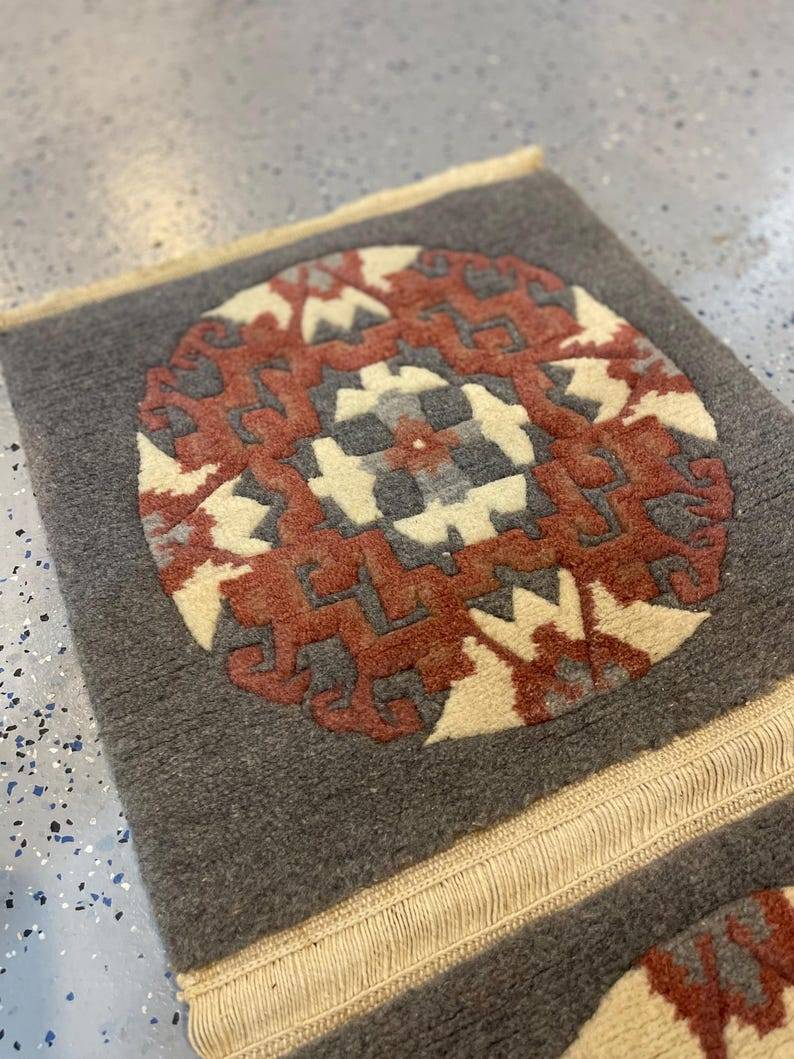 Cute Decore Tibetan rug 1.4x2.9 lovely small carpet - Image 5