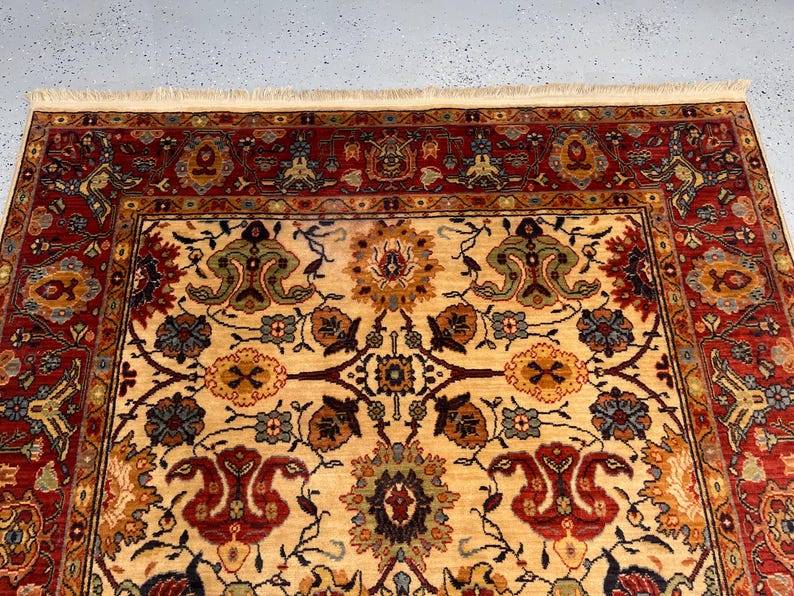 Karastan rug lovely carpet gently used Heriz pattern: Stratford 2120 5.7x7.11 excellent - Image 4