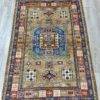 Oriental Rug | Fine Kazak Rug 4.3x5.11 Afghan carpet