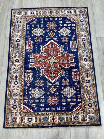 Oriental Rug | Fine Kazak Rug 3.4x4.8 Handwoven in Afghanistan