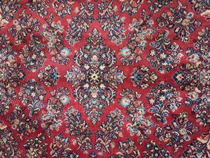 Original Collection Karastan Red Rug – 5.5x9 | Persian-Inspired Wool Rug | Timeless Elegance for Any Space - Image 5