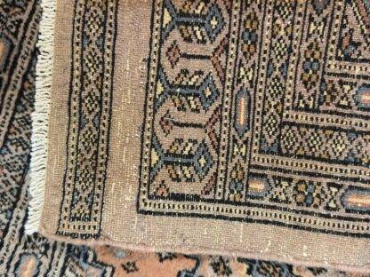 Vintage Bukhara Wool Runner – 2.2x6 ft Handwoven Geometric Rug | Traditional Hallway & Entryway Decor | Wool Area Rug - Image 4