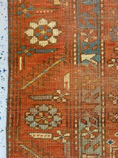 Distressed Kurdish Runner Rug 2.7x9 Handmade Wool Hallway Carpet | Vintage Tribal Boho Rug | Narrow Space Decor - Image 8